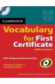 Cambridge Vocabulary for First Certificate + CD