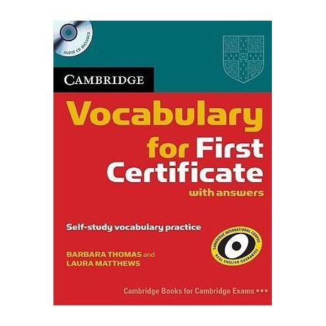 Cambridge Vocabulary for First Certificate + CD