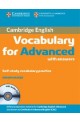 Cambridge Vocabulary for Advanced: Book with Answers + CD