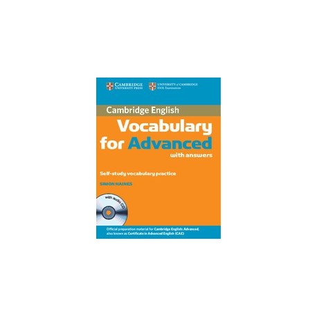 Cambridge Vocabulary for Advanced: Book with Answers + CD