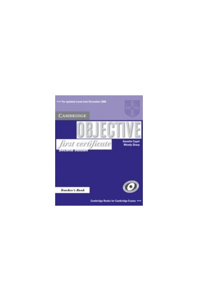 Objective First Certificate: Teacher's Book - Second Edition + CD