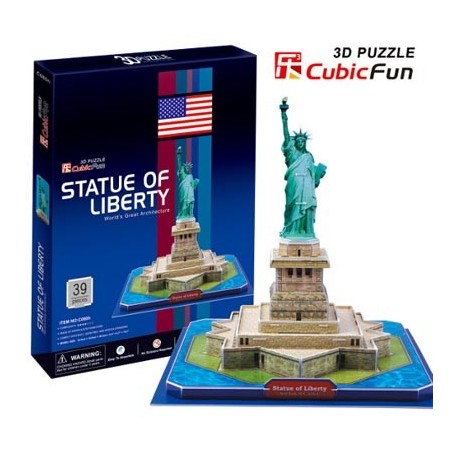 Statue of Liberty (USA) светещ 3D Пъзел
