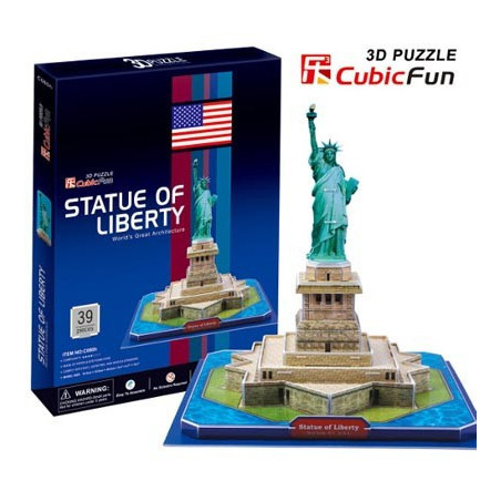 Statue of Liberty (USA) светещ 3D Пъзел