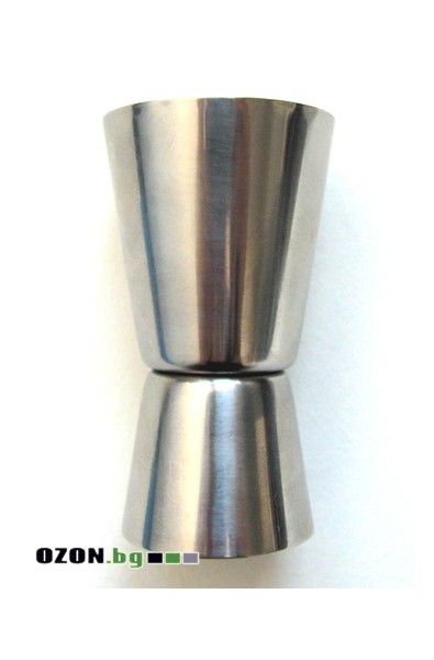 Метална чашка с 2 вида грамаж