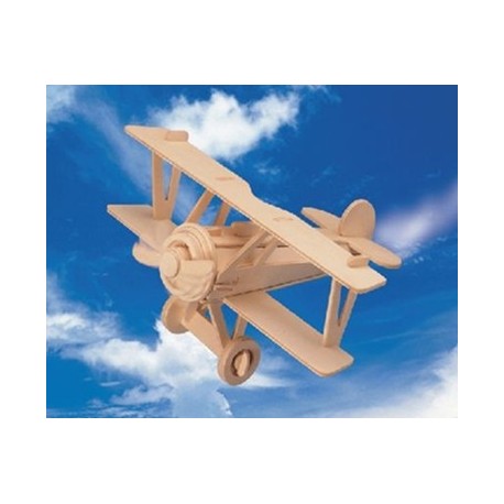 Самолет - дървен 3D Пъзел