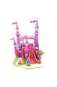 Розов замък - 3D Пъзел