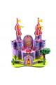 Лилав замък - 3D Пъзел