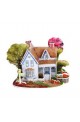 Романтична къща - 3D Пъзел