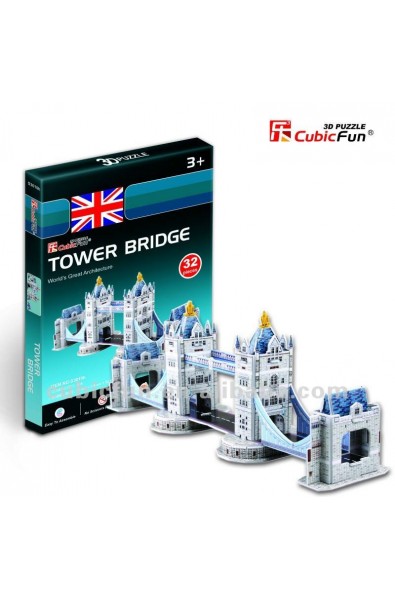 Mini Tower Bridge (England) - 3D Пъзел
