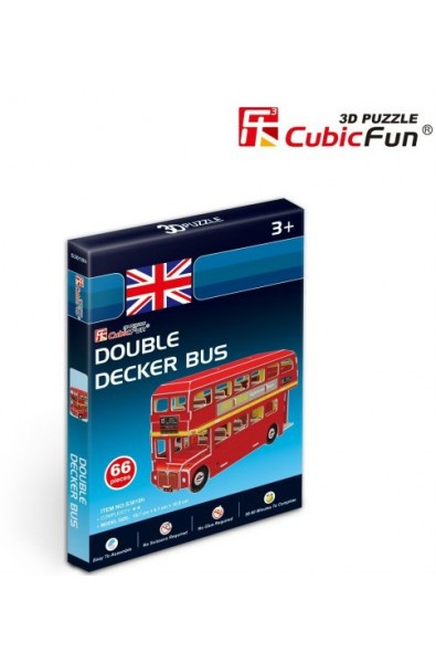 Double Decker Bus - 3D Пъзел