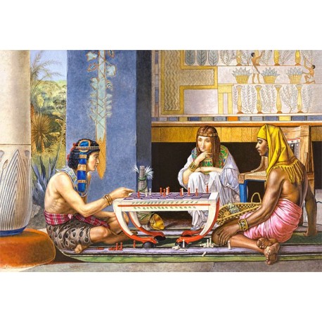Copy of "Egyptian Chess Players, Sir Lawrence Alma-Tadema"
