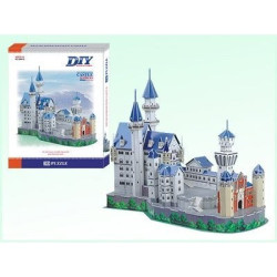 Neuschwanstein German Castle 3D- Educational Puzzle