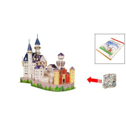 Neuschwanstein German Castle 3D- Educational Puzzle