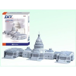 US Capitol Model 3D- Educational Puzzle 