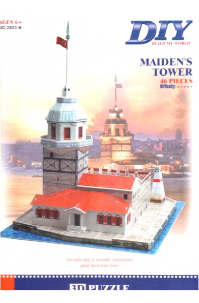 Maiden`s Tower (Turkey) 3D Пъзел