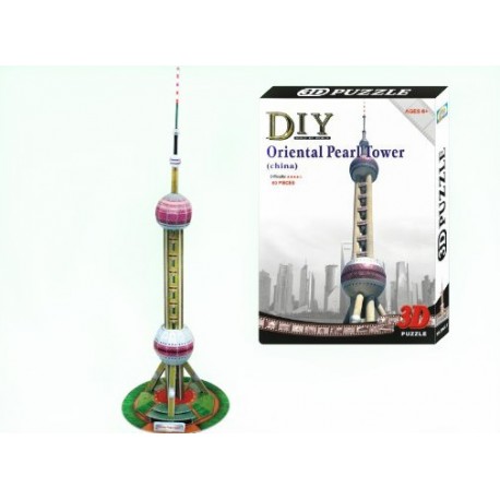 Oriental Pearl Tower - 3D Пъзел
