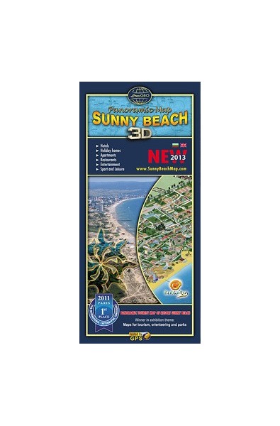 Слънчев бряг - карта