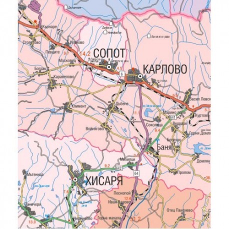 Административна карта на България