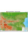 Физическа карта на България