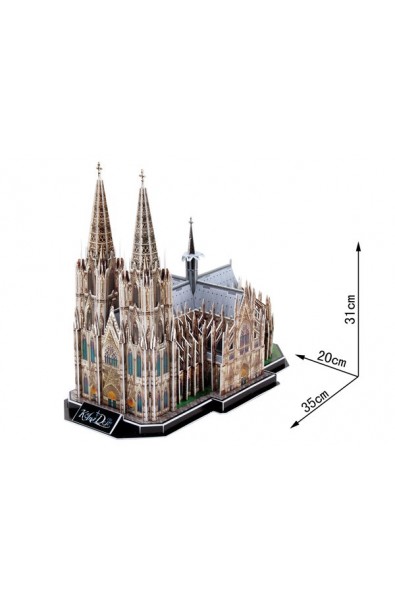 Cologne Cathedral - 3D Пъзел