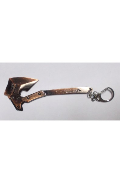 New Cross Fire Game anime Weapon Metal Model One-Handed Axes keychain ring gifts