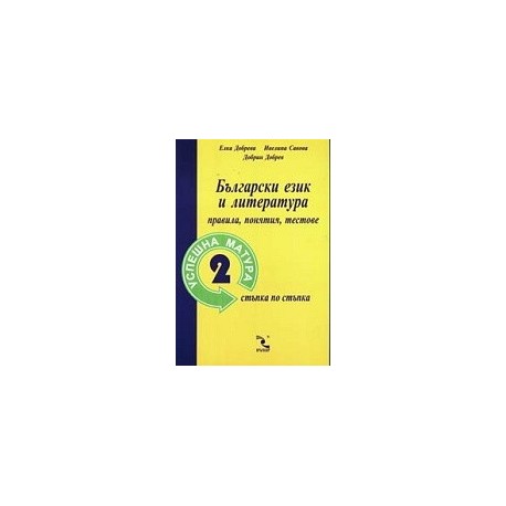 Успешна матура - 2. Български език и литература - правила, понятия, тестове
