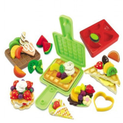 Color clay series.Waffle