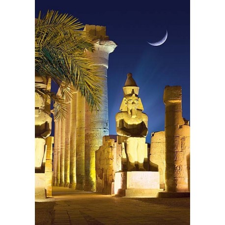 Luxor Temple by Night, Egypt