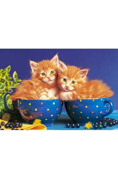 Пъзел - Kittens in Bowls