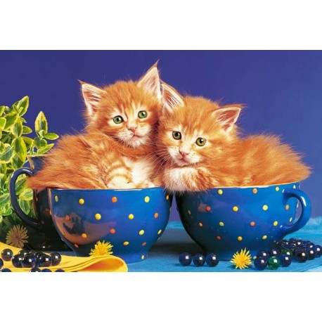 Пъзел - Kittens in Bowls