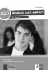 Deutsch echt einfach für Bulgarien - A2.1 - Arbeitsbuch - Учебна тетрадка по немски език за 8. клас + CD