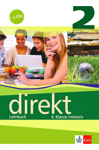 Direkt - ниво 2 (B1): Учебник за 8. клас + 3 CD Учебна система по немски език 2018/2019