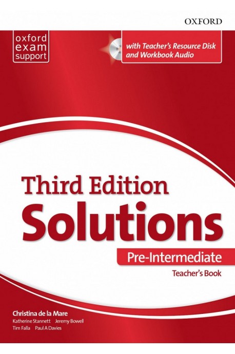 Комплект за учителя Solutions 3E Pre - Intermediate ESS TB & RES Disk Pack