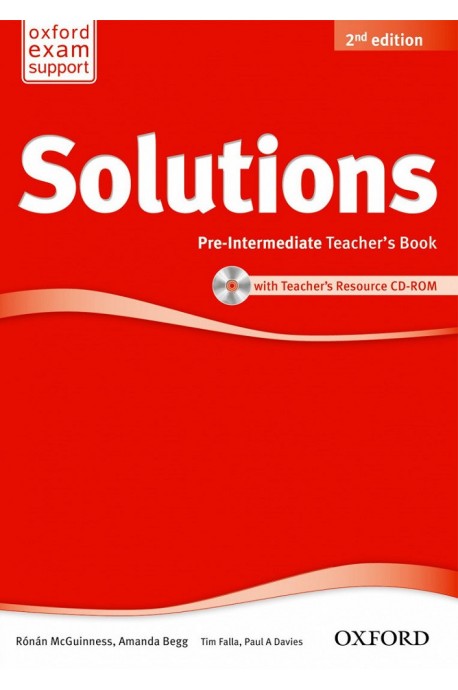 Solutions 2E Pre - Intermediate Teachers Book & CD - ROM Pack