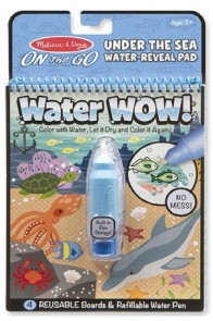 Книжка за оцветяване Вода УАУ! - Подводен свят - Water Wow - Under the sea - Melissa & Doug