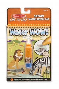 Книжка за оцветяване Вода УАУ! - Сафари - Water Wow - Safari - Melissa & Doug