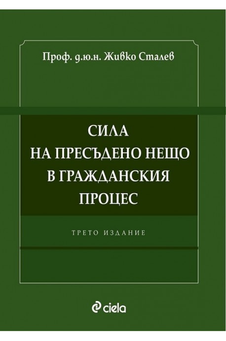 Сила на пресъдено нещо в гражданския процес