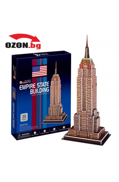 Empire State Building (USA) 3D Пъзел