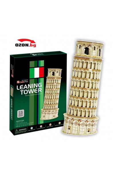 The Leaning Tower, Pisa (Italy) 3D Пъзел