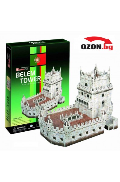 Триизмерен пъзел 3D Belem Tower 