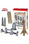 "Mini Architecture Series 1" 3D Пъзел