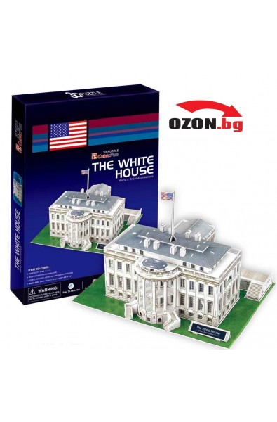 Триизмерен 3D пъзел The White House 3D 