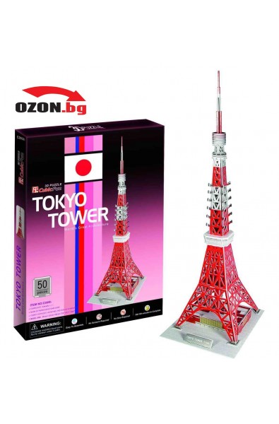 Tokyo Tower (Japan) 3D Пъзел