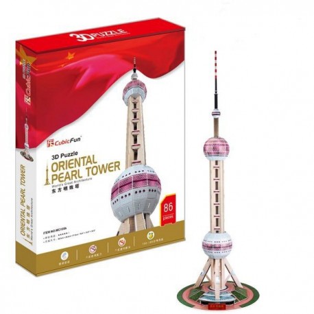 Оriental Pearl Tower  триизмерен пъзел