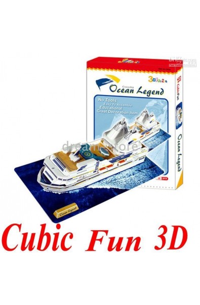 Cruiseship "Ocean Legend" 3D Пъзел