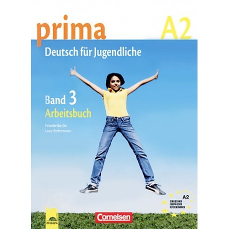 Prima 3 - Тетрадка по немски език за 8. клас - ниво А2