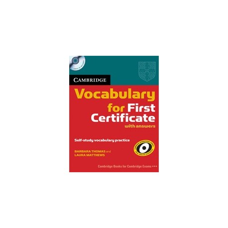 Cambridge Vocabulary for First Certificate Edition with answers+ CD 