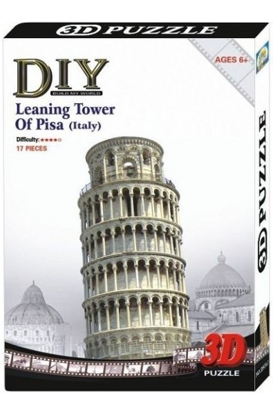  Leaning Tower of Pisa (Italy) 3D DIY Пъзел