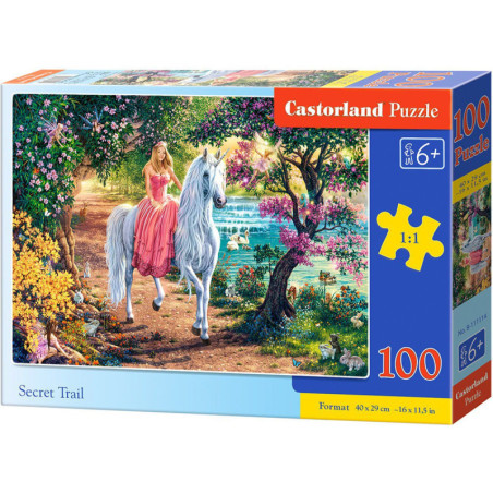 Пъзел Castorland от 100 части - Тайната пътека