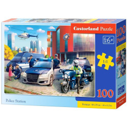 Пъзел Castorland от 100 части - Полиция